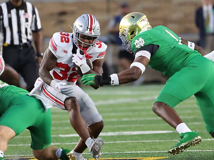College football Ohio State stuns Notre Dame in final minute